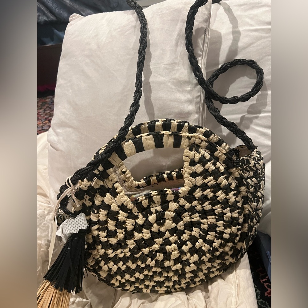 Raffia summer bag